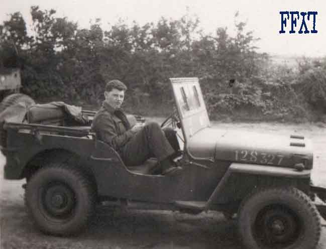 Tommy in Jeep