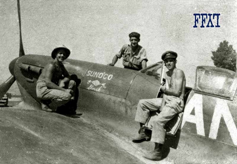 with ground crew